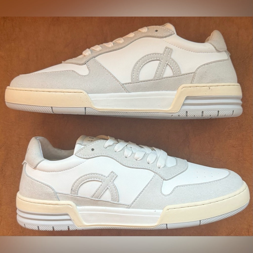 LØCI Atom Vegan Sneakers White Grey Cream Men 8.5–9 Women 11.5–12 EU 42 NWB - Picture 7 of 9